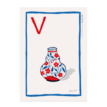 'V'' For Vase Limited Edition Print, 2 of 6