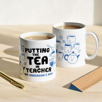 Personalised Putting The Tea In Teacher Mug, 7 of 7