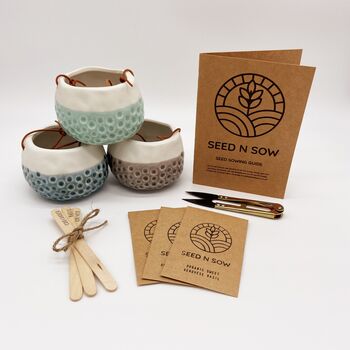 Grow Your Own Hanging Herb Garden Gift Kit, 2 of 2