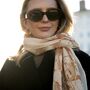 Jungle Animals Print Scarf In Personalised Gift Box, thumbnail 7 of 8