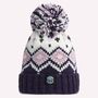 Navy Pink Tyrol Nordic Reflective Superbobble Hat, thumbnail 2 of 3