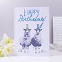 'Happy Birthday' Sheep Party Hat Card, thumbnail 3 of 4