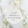 Our First Christmas As Parents Ceramic Decoration, thumbnail 1 of 5
