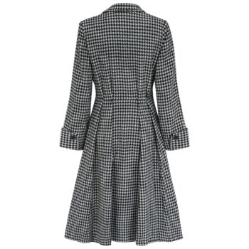 Elizabeth Coat In Houndstooth 1940s Style, 2 of 3