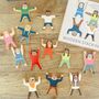 Wooden Stacking People Game, thumbnail 2 of 4