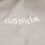 Personalised Embroidery Bunny Brown Soft Baby Soother, thumbnail 5 of 12
