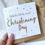 Personalised Christening Day Card | Baptism, Naming Day, thumbnail 1 of 3