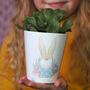 Personalised Easter Gonk Plant Pot With Seeds, thumbnail 3 of 6