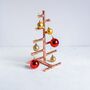 Solid Copper Pipe Christmas Tree, Copper New Year Xmas Decor 170 Mm X 300 Mm, thumbnail 3 of 3