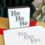 Square Ho Ho Ho Stamp Christmas Stamp Craft, thumbnail 3 of 6
