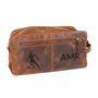 Personalised Buffalo Leather Sports Washbag, thumbnail 6 of 10