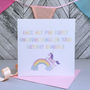 Personalised Unicorn Birthday Card, thumbnail 1 of 6