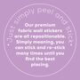Whimsy Pastel Daisy Fabric Wall Stickers, thumbnail 5 of 6