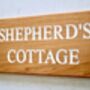 Personalised Oak Wall Hanging House Sign, thumbnail 4 of 4