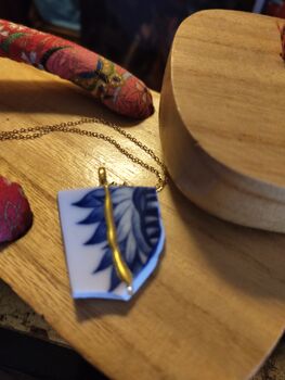 Japanese Kintsugi Necklace, 2 of 3