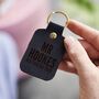 Personalised Leather Teacher Gift Keyring, thumbnail 4 of 4