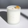 November Birthstone Citrine Crystal Candle, thumbnail 1 of 6