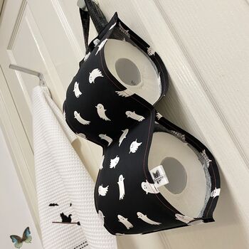 Halloween Toilet Paper Storage Ghost Print, 5 of 8