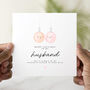 Husband Baubles Christmas Card, thumbnail 1 of 3
