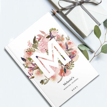 Personalised Letter Flower Posy Notebook, 2 of 7