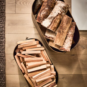 Fireplace Kindling Storage Buckets With Handles, 5 of 5