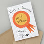 'Dog Dad' Funny Father's Day Card, thumbnail 1 of 2