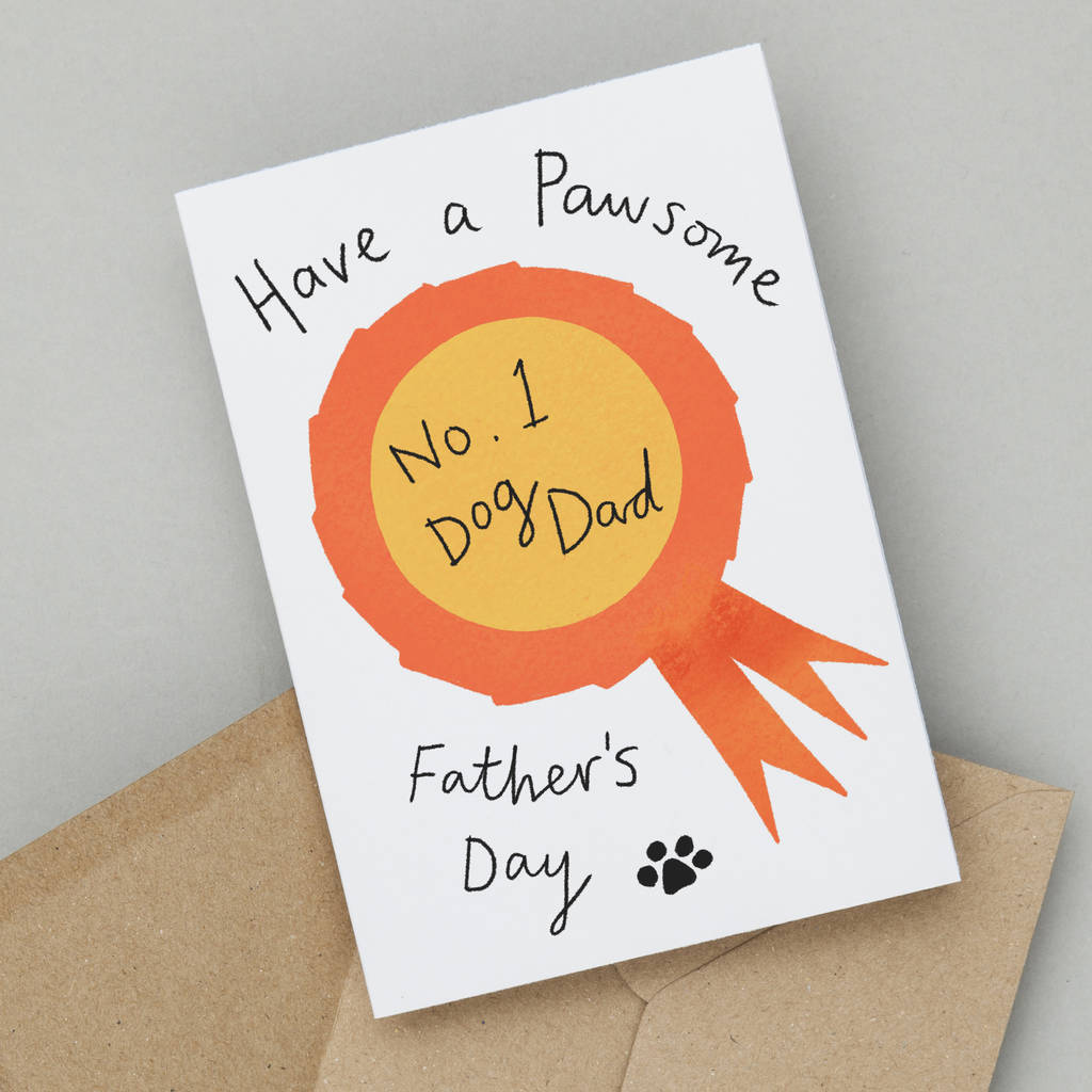 'Dog Dad' Funny Father's Day Card, 1 of 2