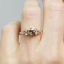 One Of A Kind Congac Diamond Engagement Ring, thumbnail 3 of 4