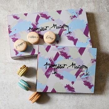 Personalised Father's Day Macaron Gift Box, 7 of 7