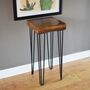 Square Reclaimed Wooden Side Table, thumbnail 7 of 10