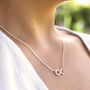 Sterling Silver Infinity Necklace, thumbnail 3 of 5