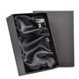 Personalised Black 6oz Hip Flask Wedding Favour Gift Set, thumbnail 5 of 7