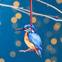 Kingfisher Christmas Tree Decoration, thumbnail 1 of 4