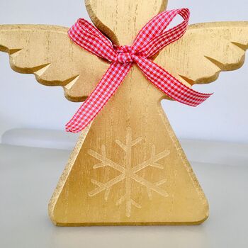 Golden Christmas Angel Decoration, 3 of 3