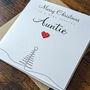 Personalised Handmade Christmas Card For Special Aunt, thumbnail 1 of 4