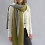 Personalised Colour Block Scarf In A Choice Of Colours, thumbnail 9 of 9