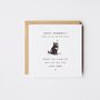 Personalised Birthday Excited Cat Card *Various Cat Breeds, thumbnail 1 of 8