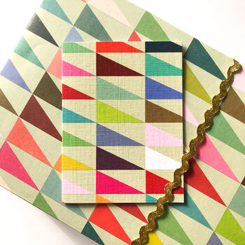 Mini Triangles Greetings Card, 4 of 5