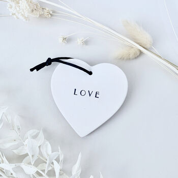 Personalised Ceramic Heart Name Decoration, 4 of 4