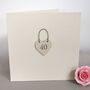 40th Handmade Card, thumbnail 4 of 4