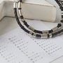 Personalised Men's Leather Morse Code Bracelet, thumbnail 6 of 9