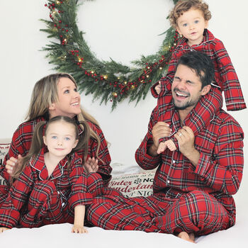 Personalised Tartan Family Christmas Pyjamas *Offer*, 4 of 8