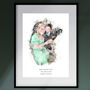 Favourite Teacher Personalised Portrait Print, thumbnail 1 of 2