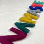 Fair Trade Letter Garland Namaste Eco Felt Decor 95cm, thumbnail 3 of 5