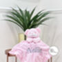 Personalised Name Teddy Bear Comforter Blanket Soft Toy, thumbnail 2 of 2