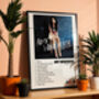 Set Of Three Personalised Album Posters, Choose Your Album, thumbnail 9 of 11