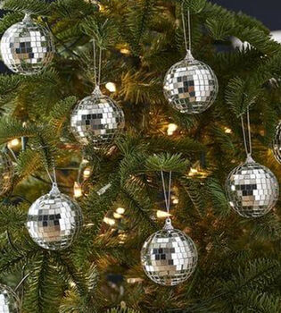 Mirror Disco Ball Hanging Decor 5cm/10cm/15cm/20cm/30cm/Silver, 5 of 12