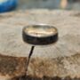 Silver And Black Tourmaline Inlay Ring, thumbnail 4 of 6