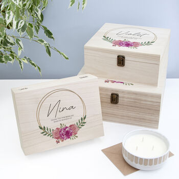 Personalised Wedding Party Memory Box, 5 of 11