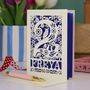 Personalised 2nd Birthday Card Papercut Woodland Design, thumbnail 7 of 8